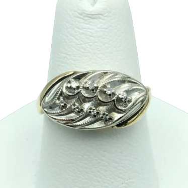 14KY 0.08ctw. Diamond Fashion Ring - image 1