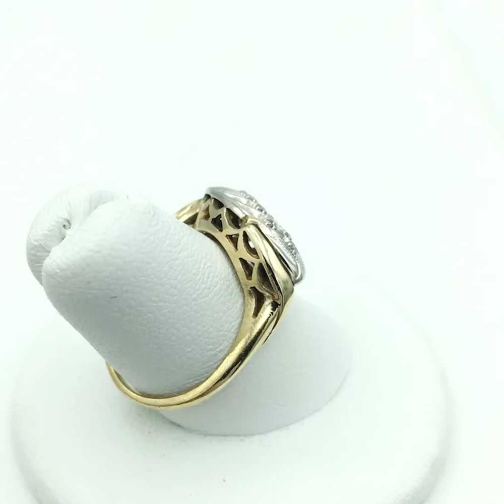 14KY 0.08ctw. Diamond Fashion Ring - image 2