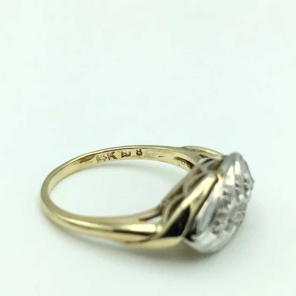 14KY 0.08ctw. Diamond Fashion Ring - image 3