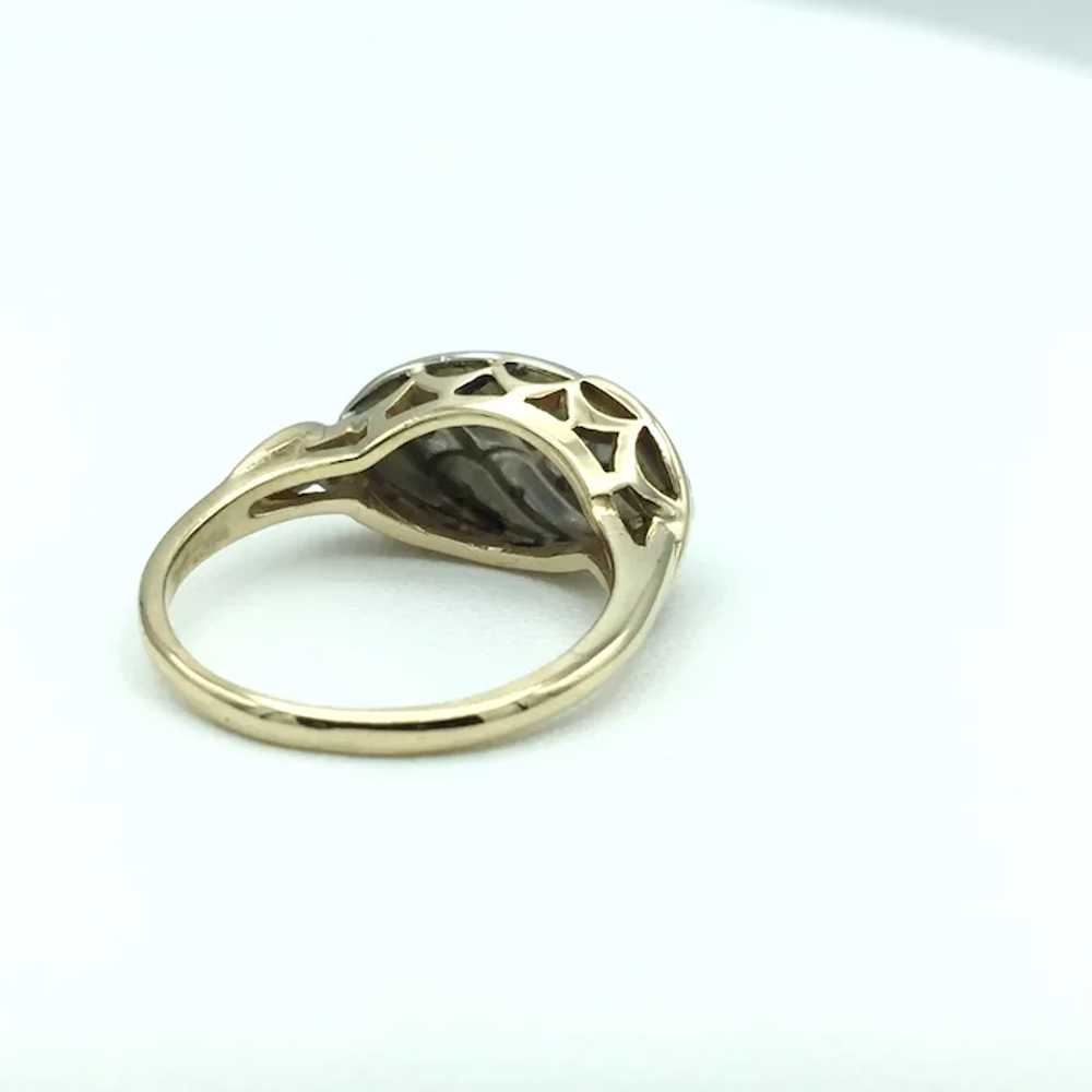 14KY 0.08ctw. Diamond Fashion Ring - image 4