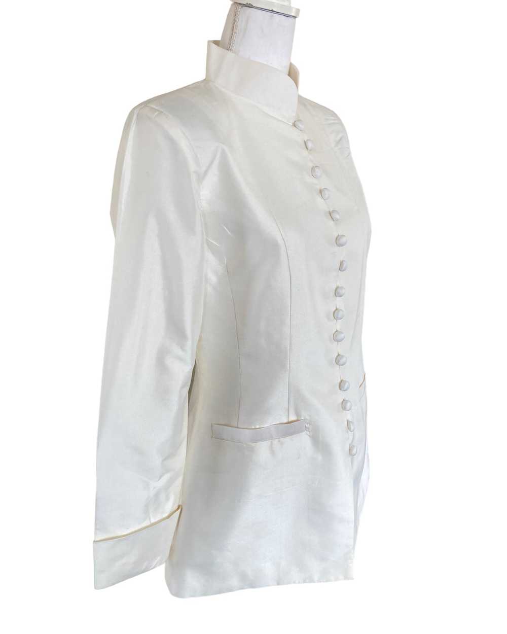 Richard K Tsao White Silk Jacket, S - image 2