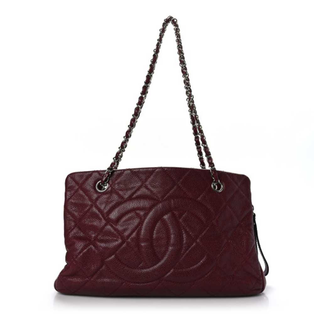 CHANEL Caviar Quilted Timeless CC Shopping Tote B… - image 1