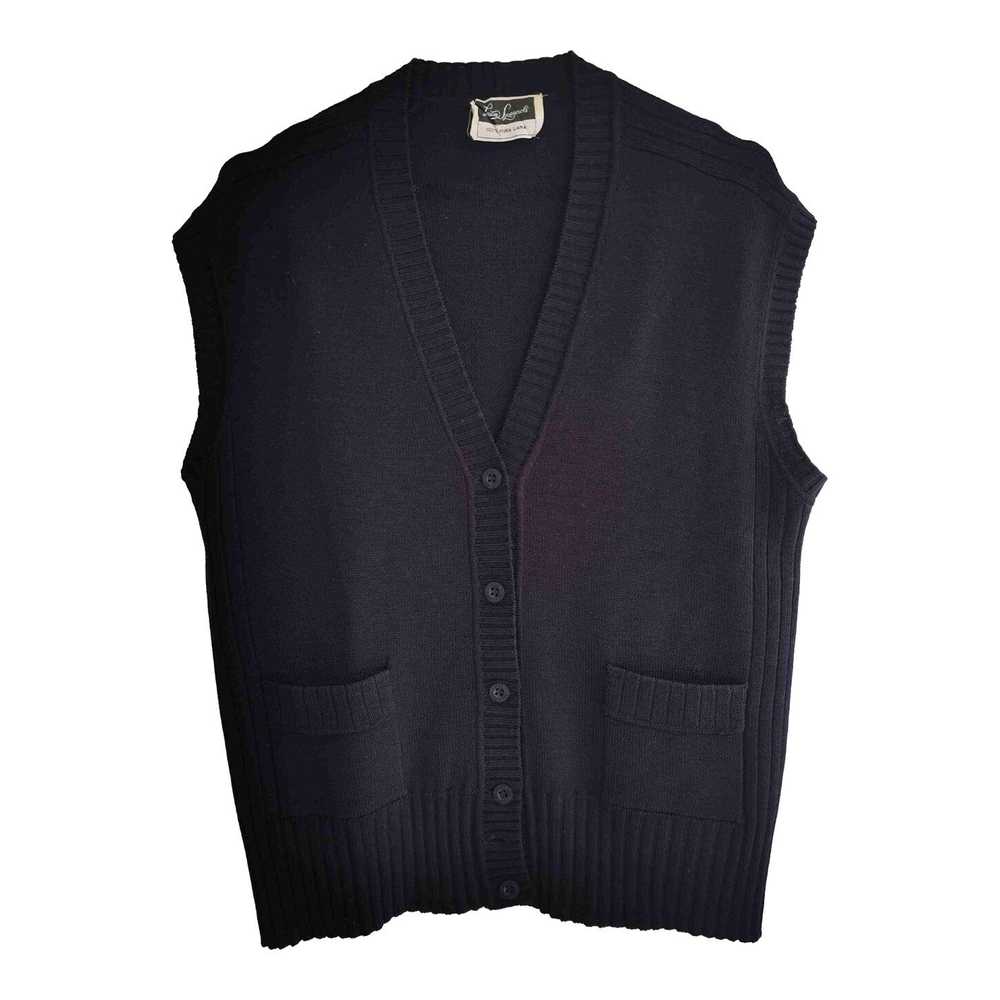 Sleeveless wool vest - Sleeveless vest in pure na… - image 1