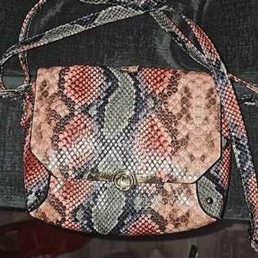 Primark Python Colorful Print Small Bag, With Gol… - image 1