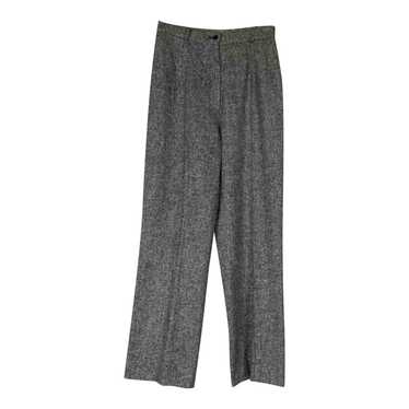 Wool pants - straight cut high waist pants marked… - image 1