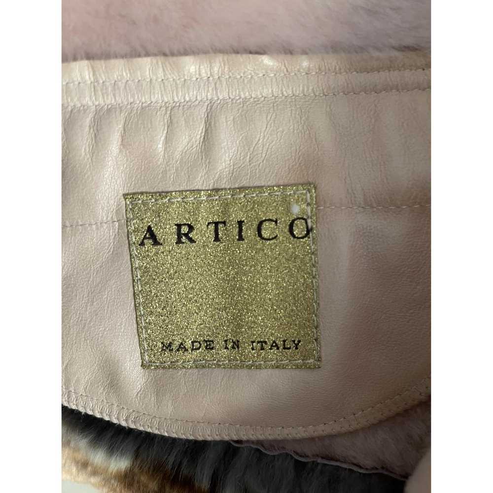 Artico Shearling short vest - image 10