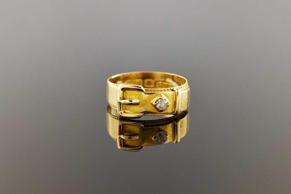 Victorian Buckle Ring - image 1