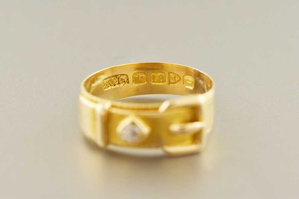 Victorian Buckle Ring - image 7