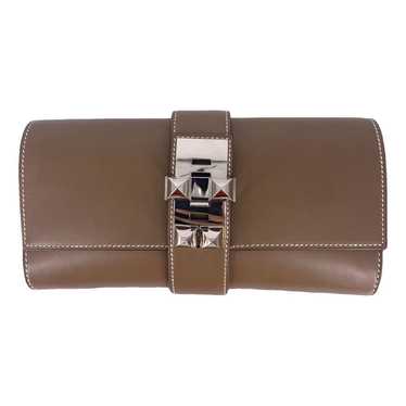 Hermès Médor leather clutch bag - image 1