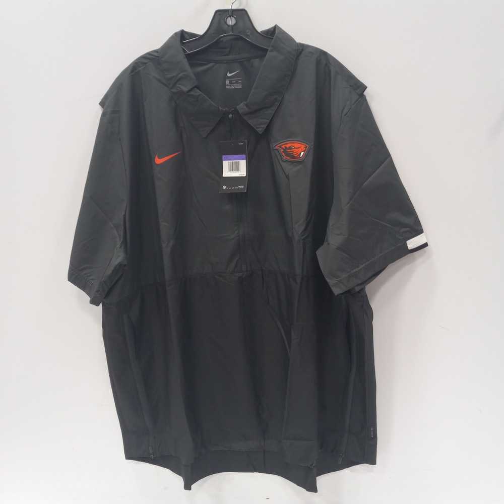 Men's Nike Dark Grey Short Sleeve Rain Jacket Siz… - image 1