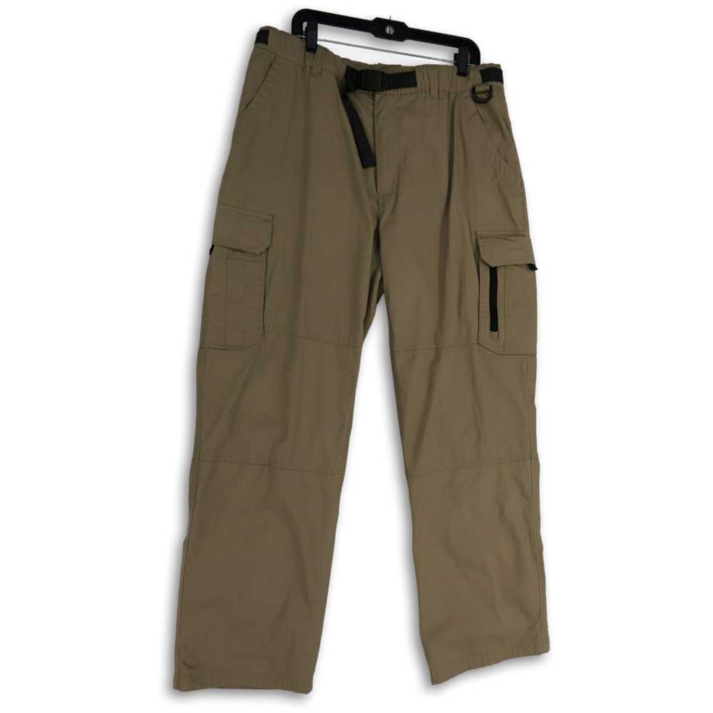 BC Clothing NWT Mens Khaki Flat Front Pockets Str… - image 1