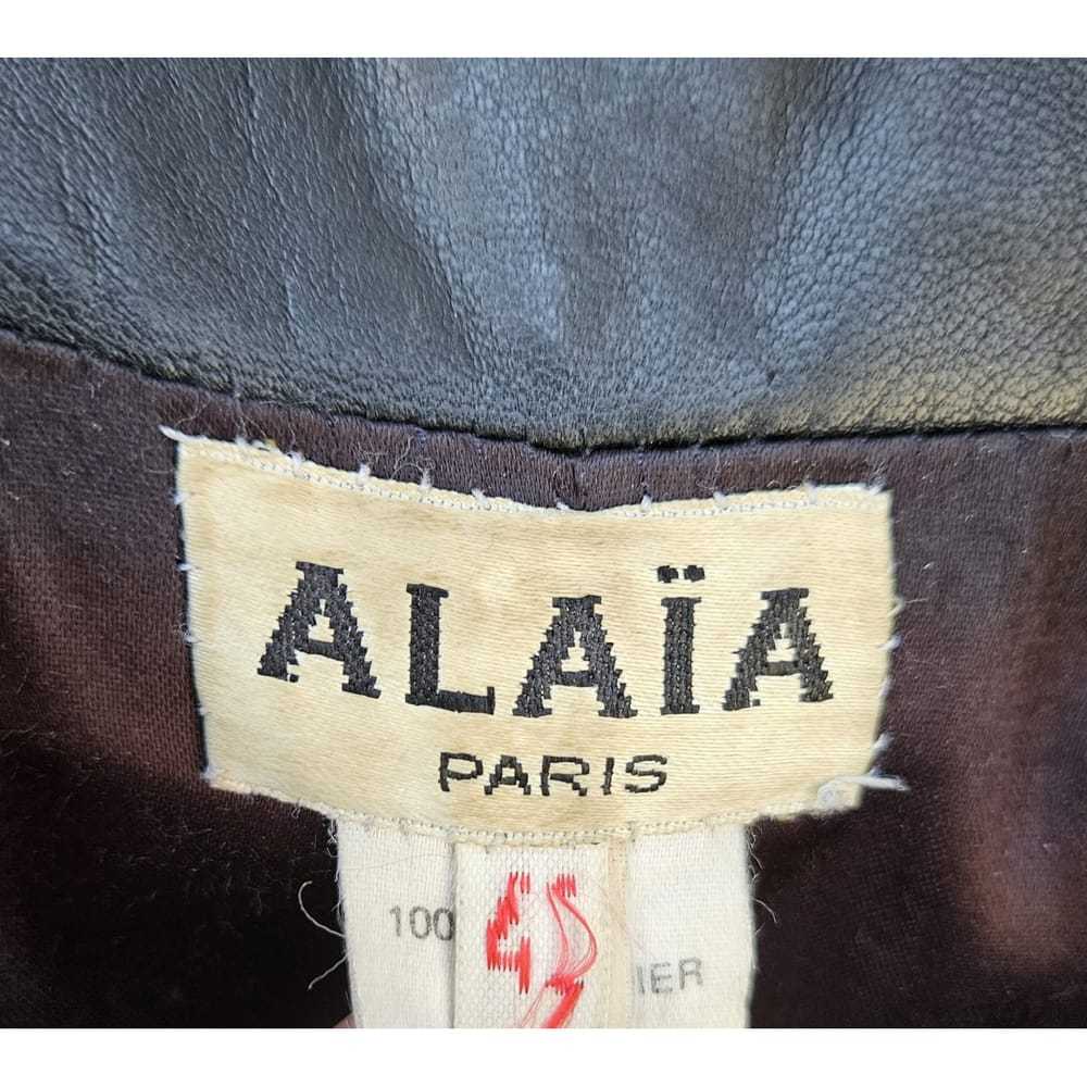 Alaïa Leather jacket - image 3