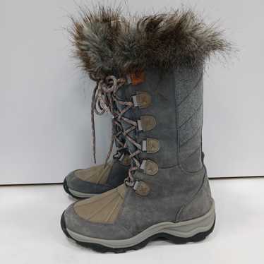 Women's Clarks Grey Boots Size 7.5 - image 1