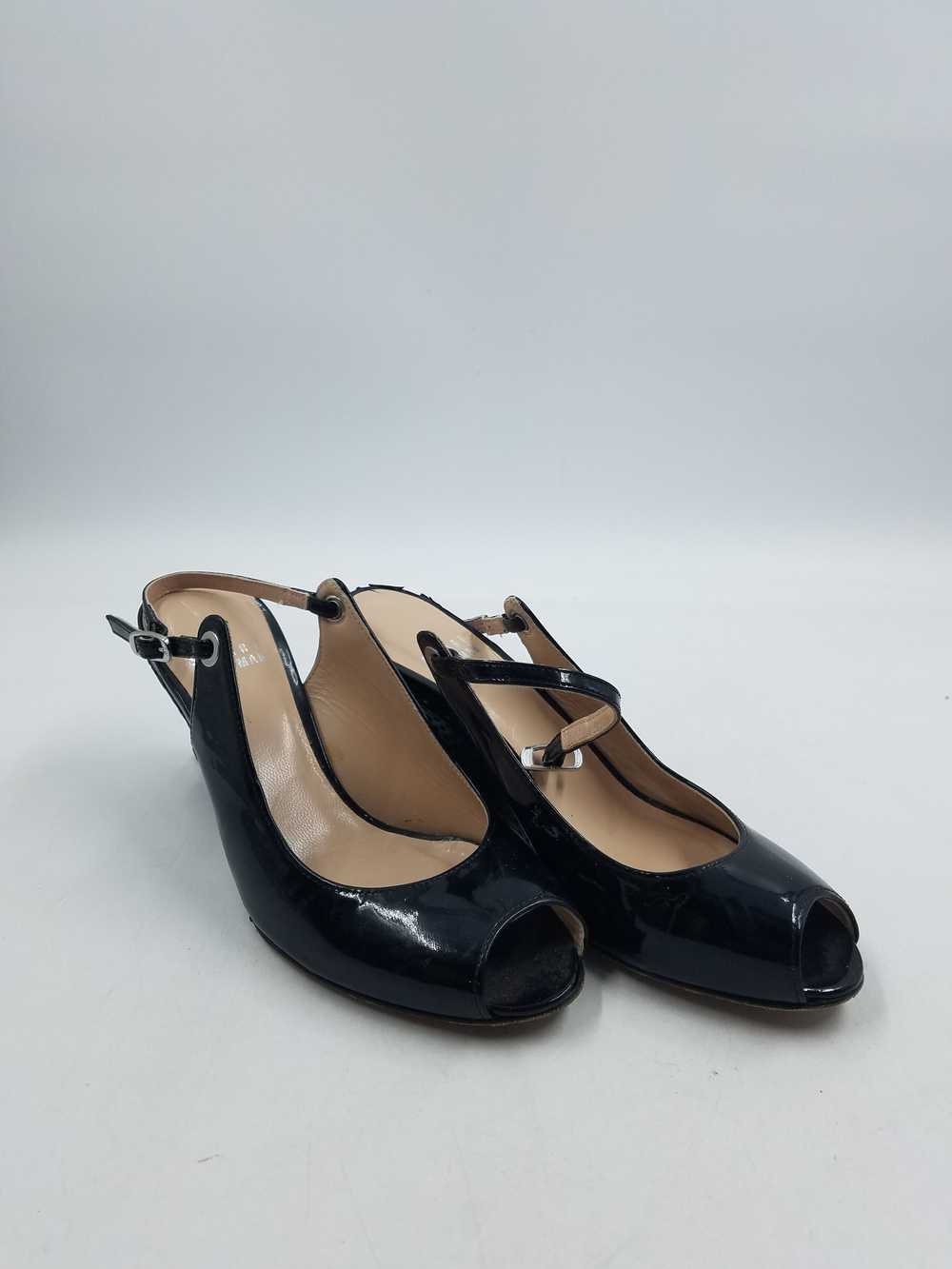 Stuart Weitzman Black Slingback Sandals W 5.5M | … - image 3