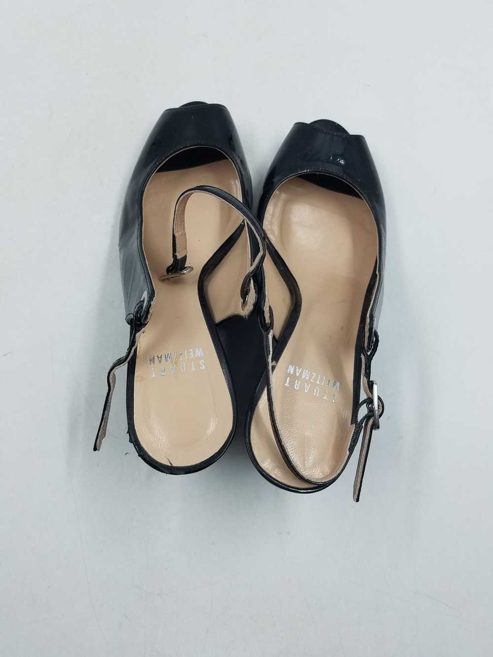 Stuart Weitzman Black Slingback Sandals W 5.5M | … - image 5