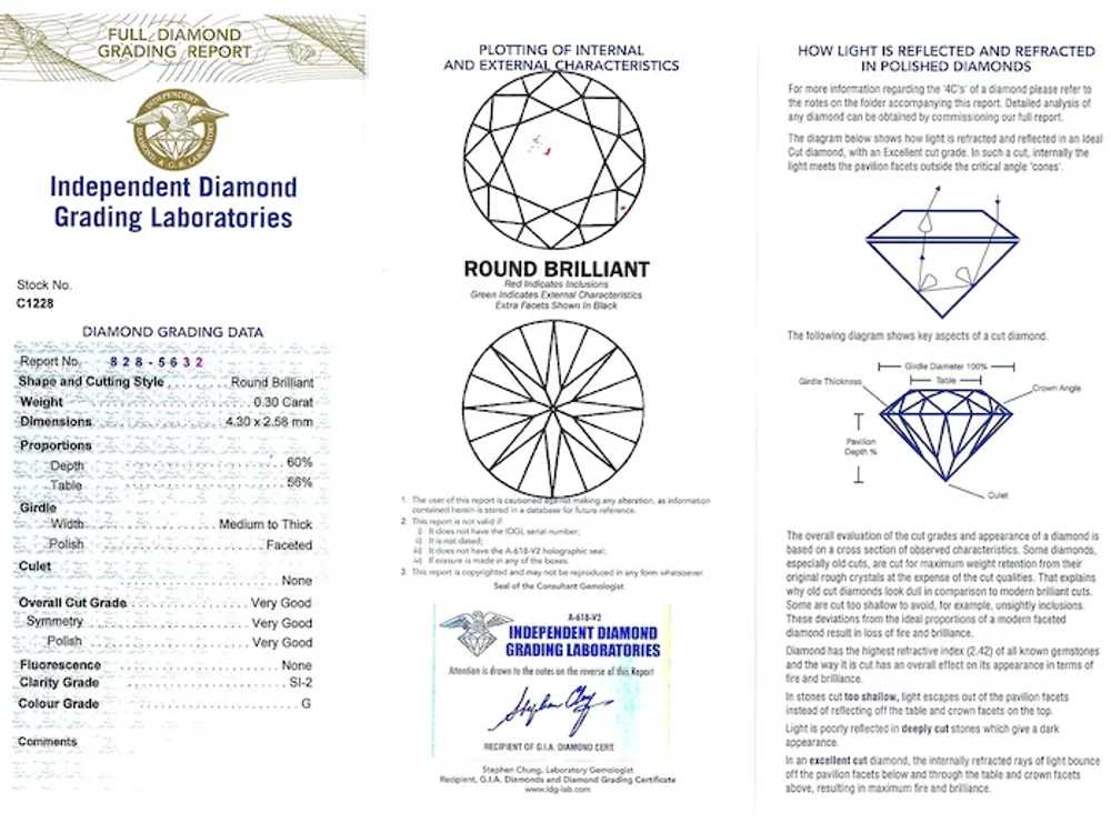 Contemporary 0.72 Cttw Diamond and 14k White Gold… - image 11