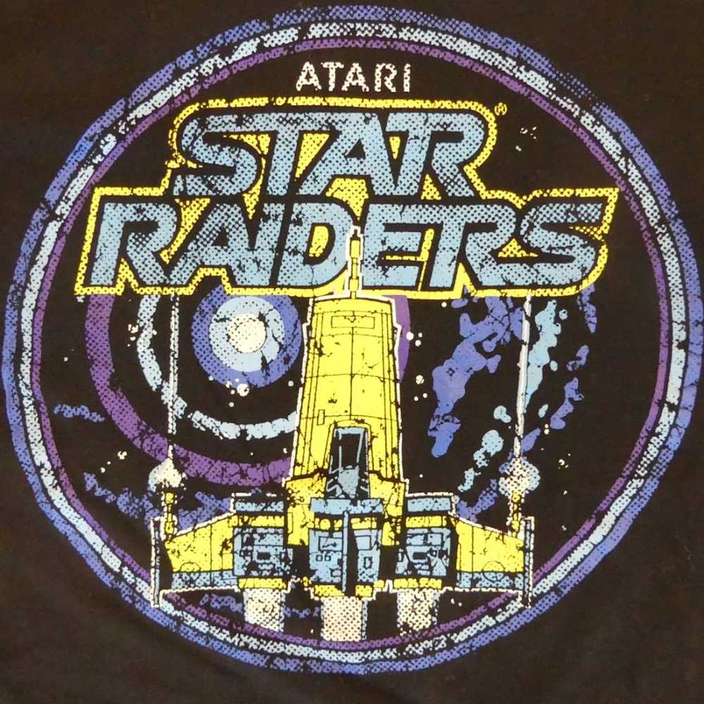Vintage Atari Star Raiders Black XLarge T-Shirt - image 2