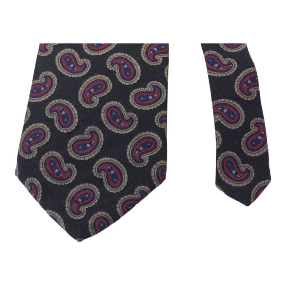 Aquascutum AQUASCUTUM Paisley Silk Tie Made In US… - image 5