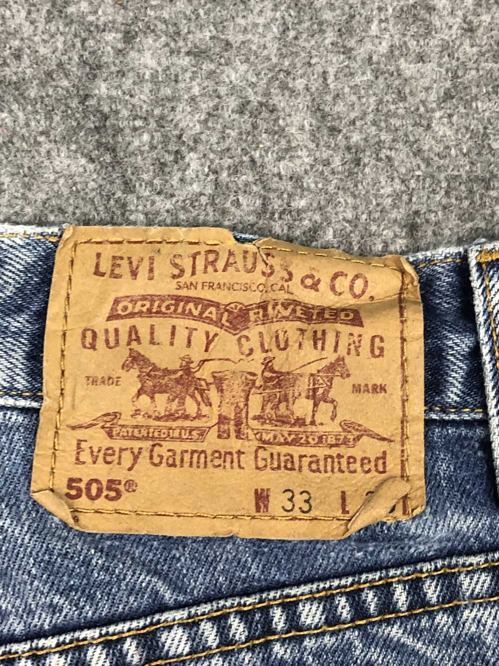 Levi's × Vintage Vintage Levis 505 Regular Fit Bl… - image 5