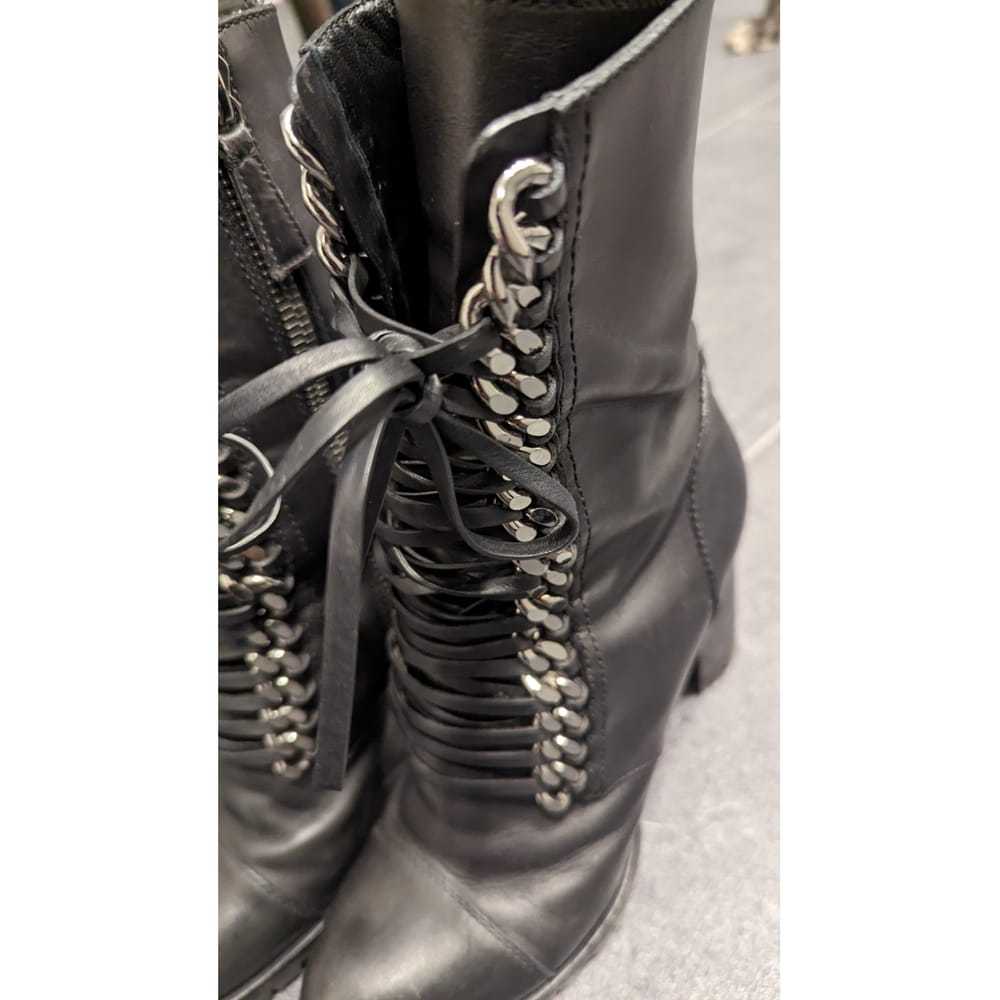 Casadei Leather lace up boots - image 2