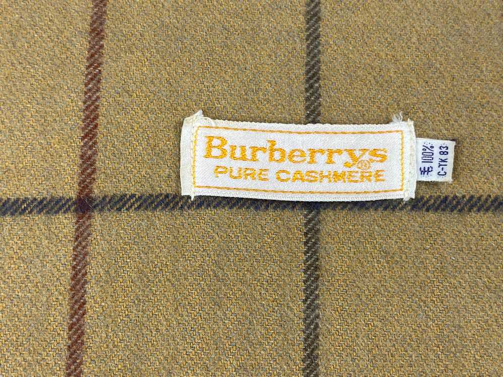 Cashmere & Wool × Vintage Burberrys Pure Cashmere… - image 5