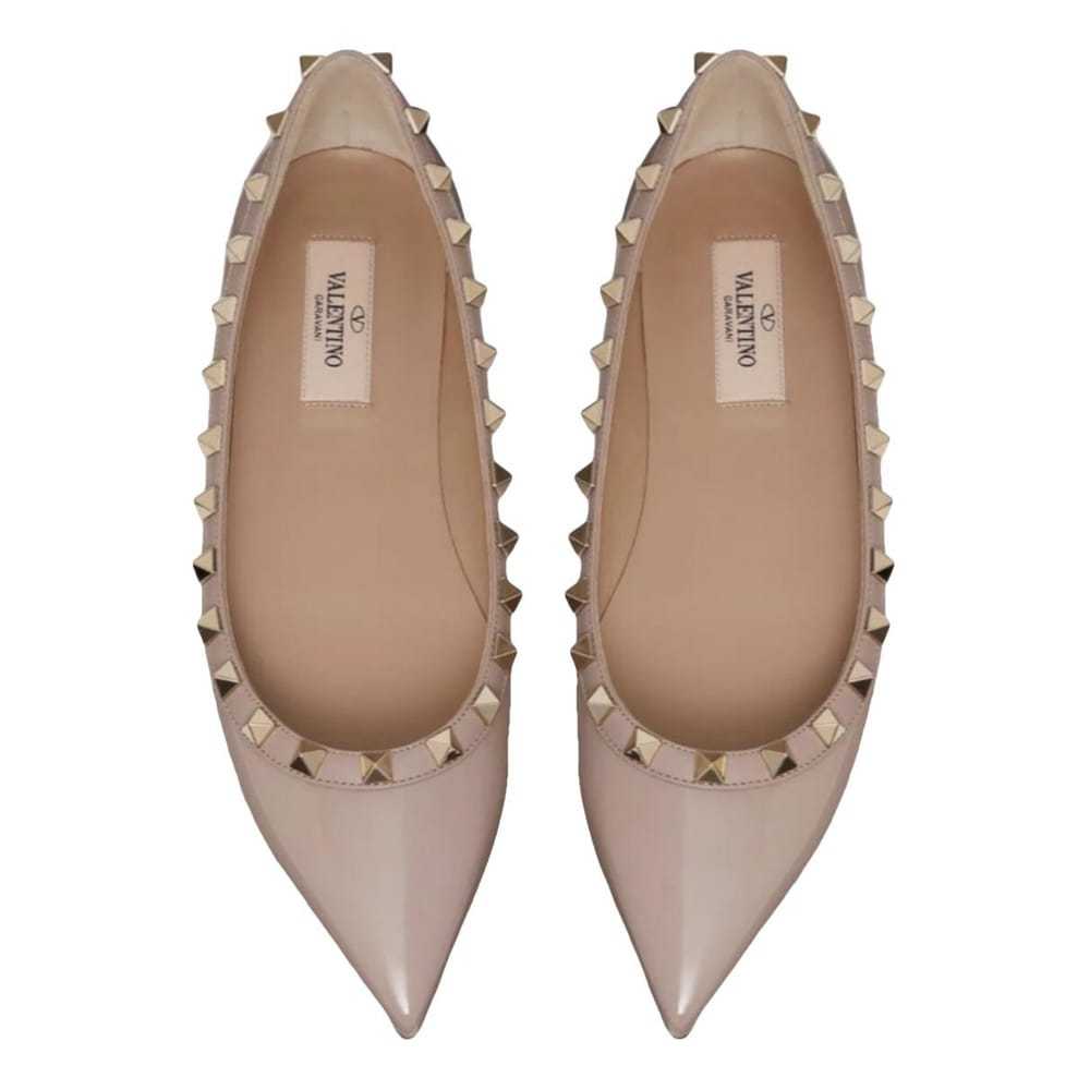 Valentino Garavani Rockstud leather flats - image 1