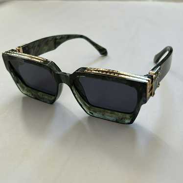 1.1 millionnaires sunglasses Louis Vuitton Black in Metal - 36267679