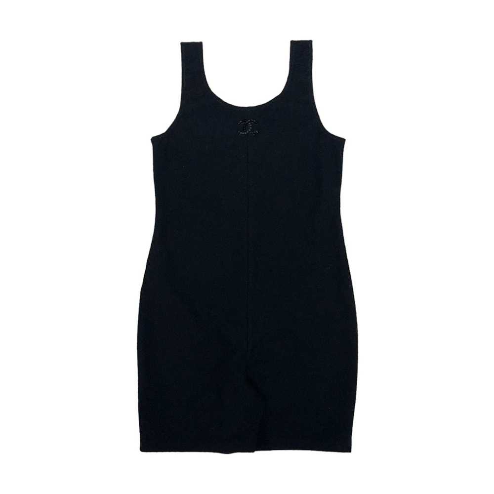 Chanel Textured crystal logo bodysuit jumpsuit romper - Gem