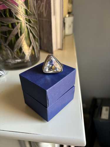 Swarovski chunky crystal ring