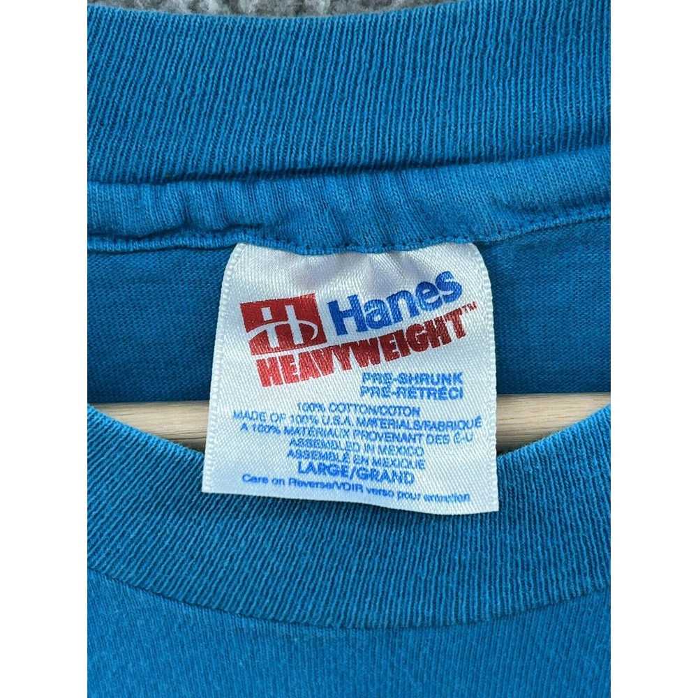 Hanes Hanes 1994 Blue San Diego Carousel Horses T… - image 3