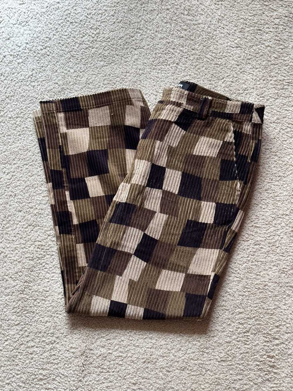 Stussy Stussy Wobbly Check Corduroy Pants - image 1