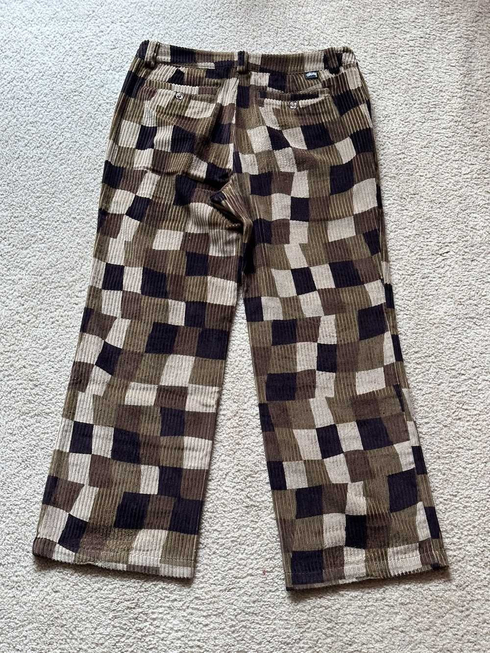 Stussy Stussy Wobbly Check Corduroy Pants - image 2