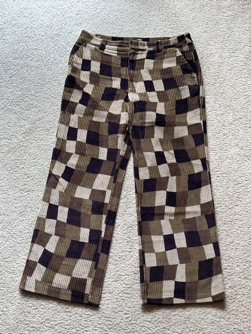 Stussy Stussy Wobbly Check Corduroy Pants - image 3