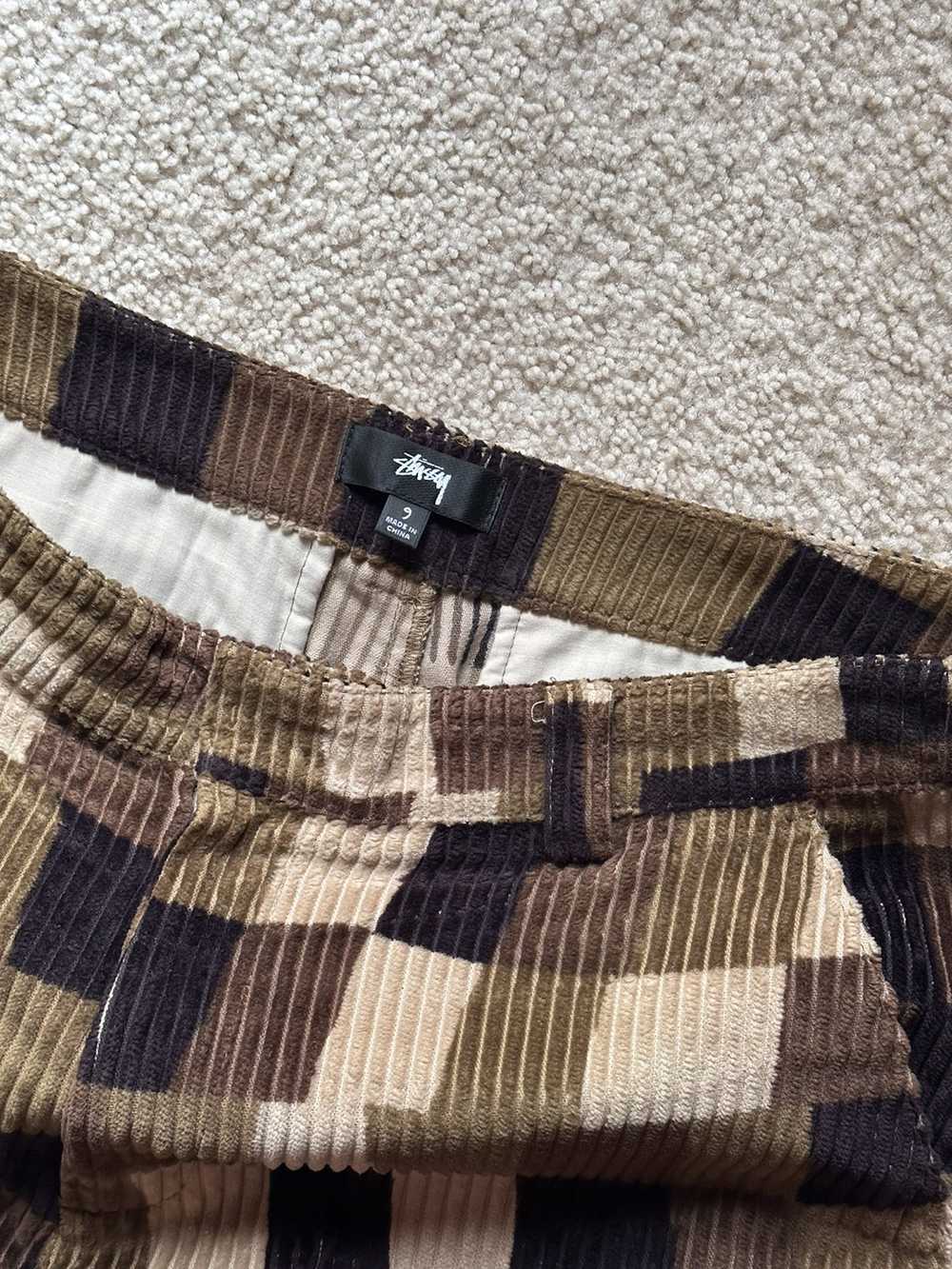 Stussy Stussy Wobbly Check Corduroy Pants - image 4