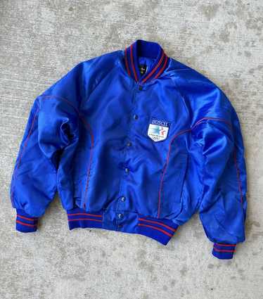 Olympics satin bomber jacket - Gem