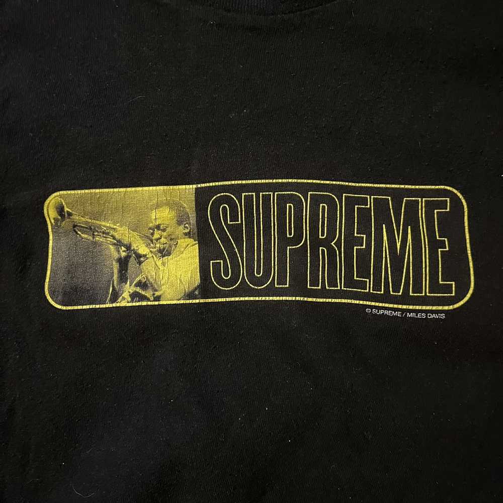 Supreme Supreme - Miles Davis Tee (SS21) - Black … - image 2
