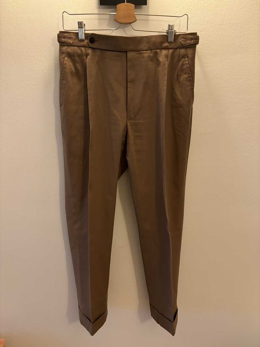 Other Kayjen High-Rise Pleated Trousers, Brown, 32 - image 1