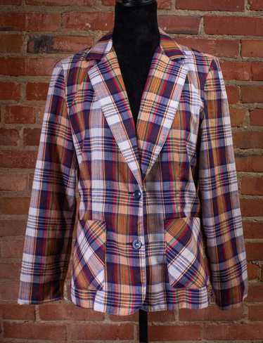 Vintage Vintage Coronet Plaid Blazer 70s - image 1