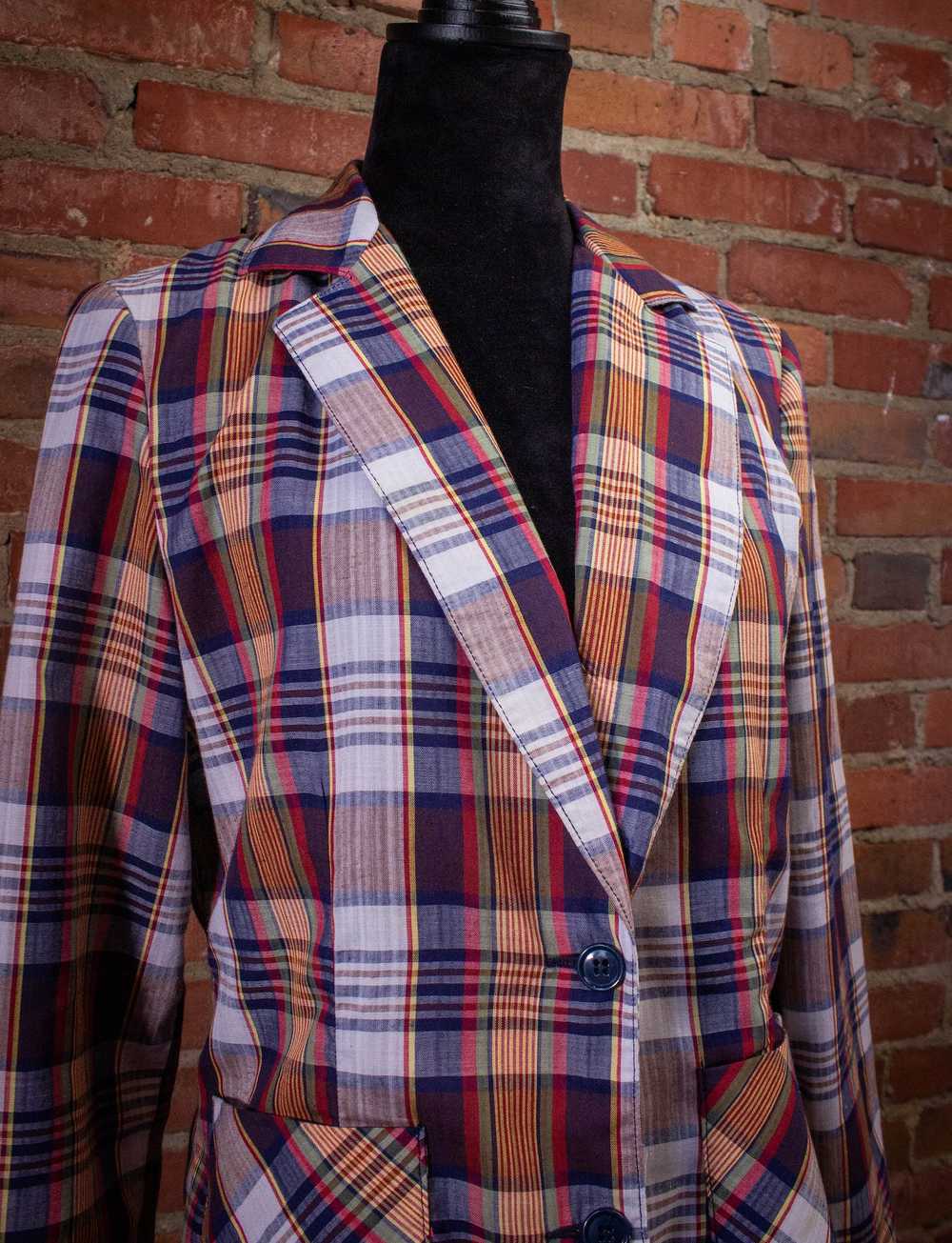 Vintage Vintage Coronet Plaid Blazer 70s - image 3