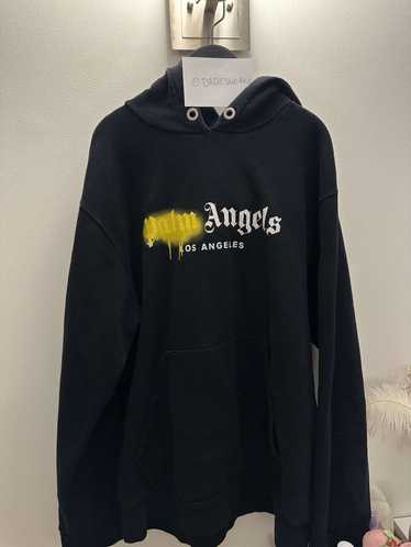 Los Angeles sprayed-logo hoodie, Palm Angels