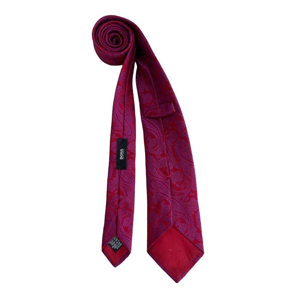 Hugo Boss HUGO BOSS Paisley Silk Tie ITALY 61"/ 3… - image 1