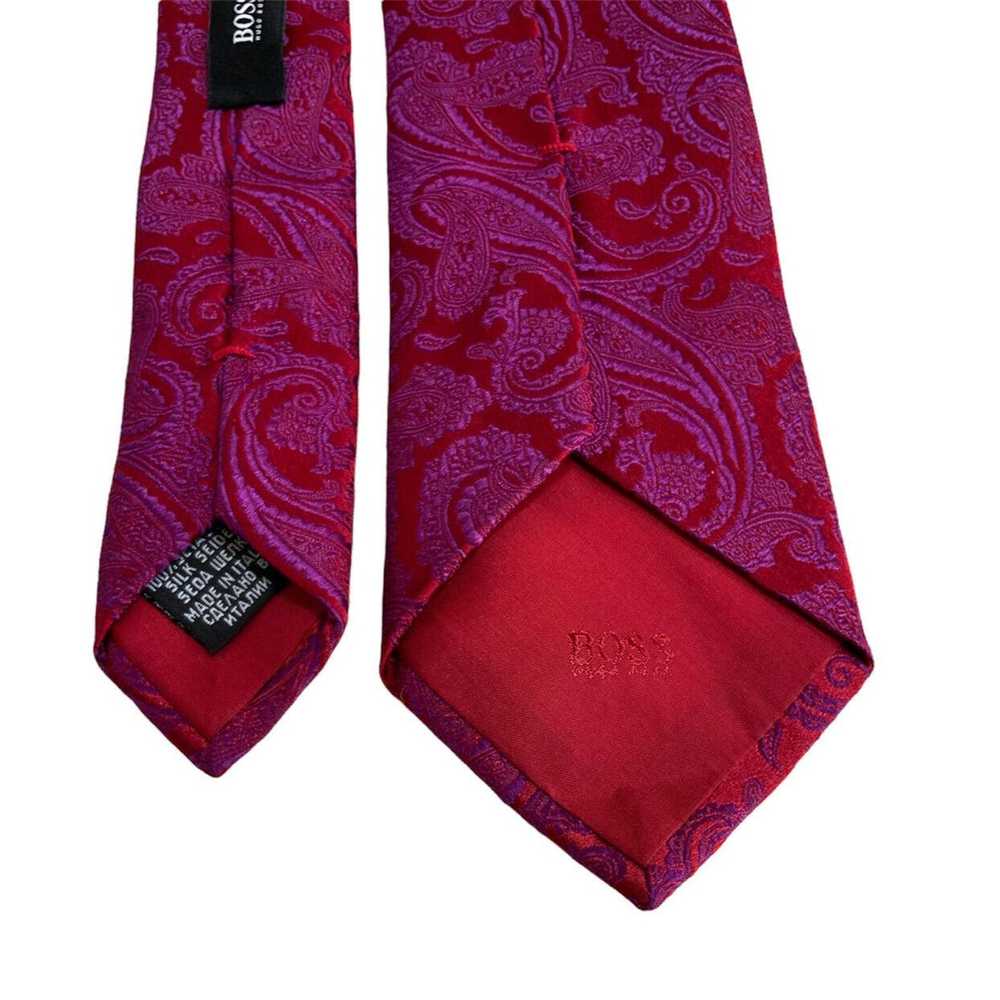 Hugo Boss HUGO BOSS Paisley Silk Tie ITALY 61"/ 3… - image 3