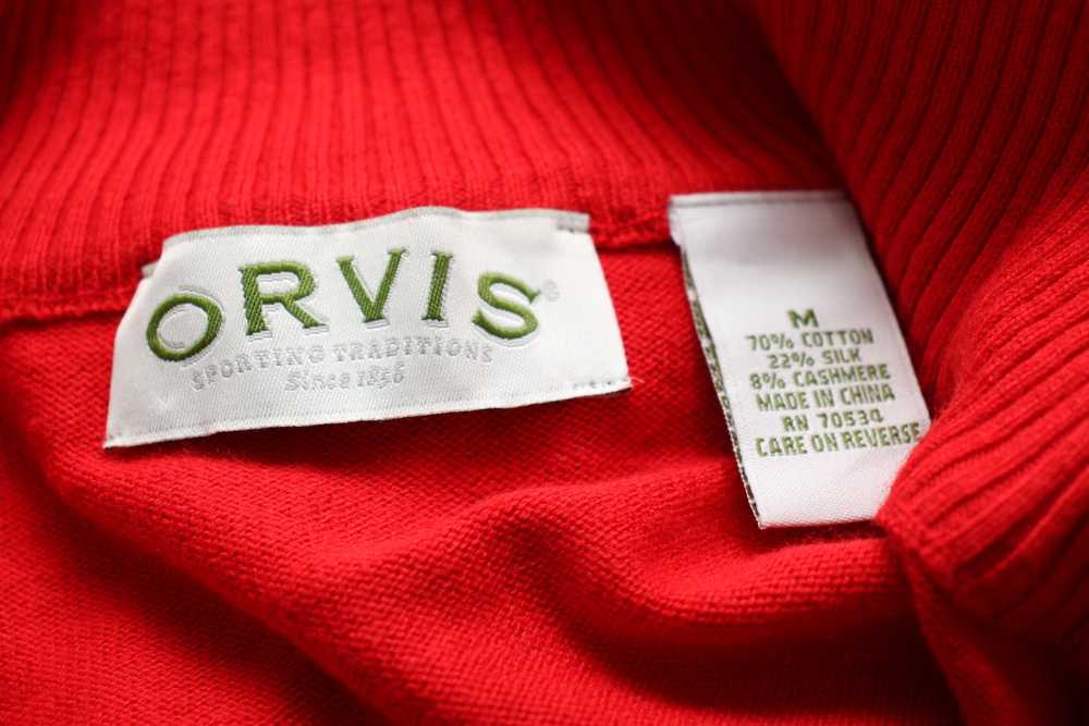 Hunter × Orvis × Vintage Orvis Red Cotton Silk Ca… - image 8