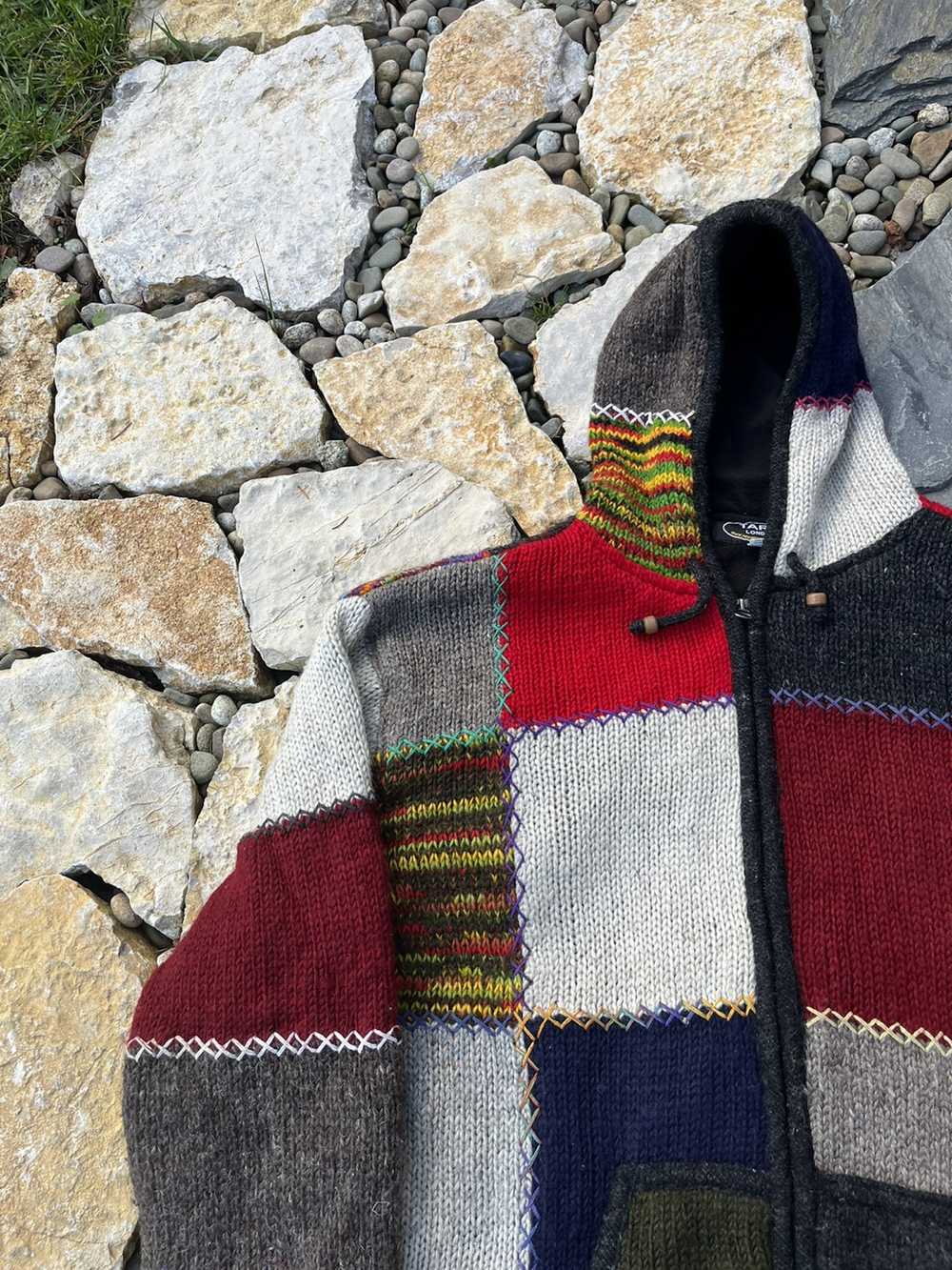 Coloured Cable Knit Sweater × Navajo × Vintage Vi… - image 3