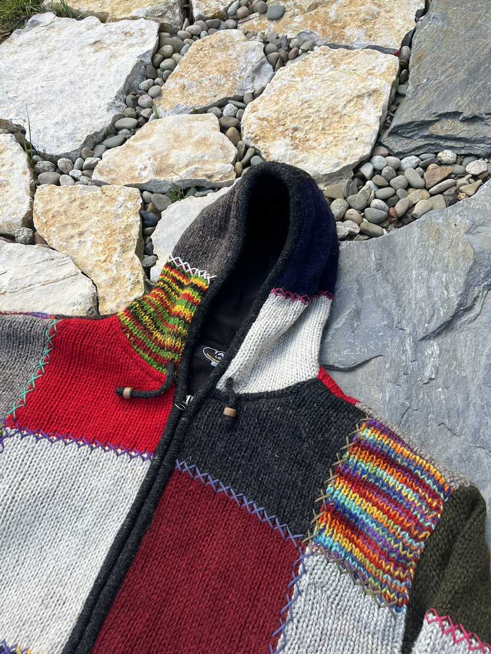 Coloured Cable Knit Sweater × Navajo × Vintage Vi… - image 6