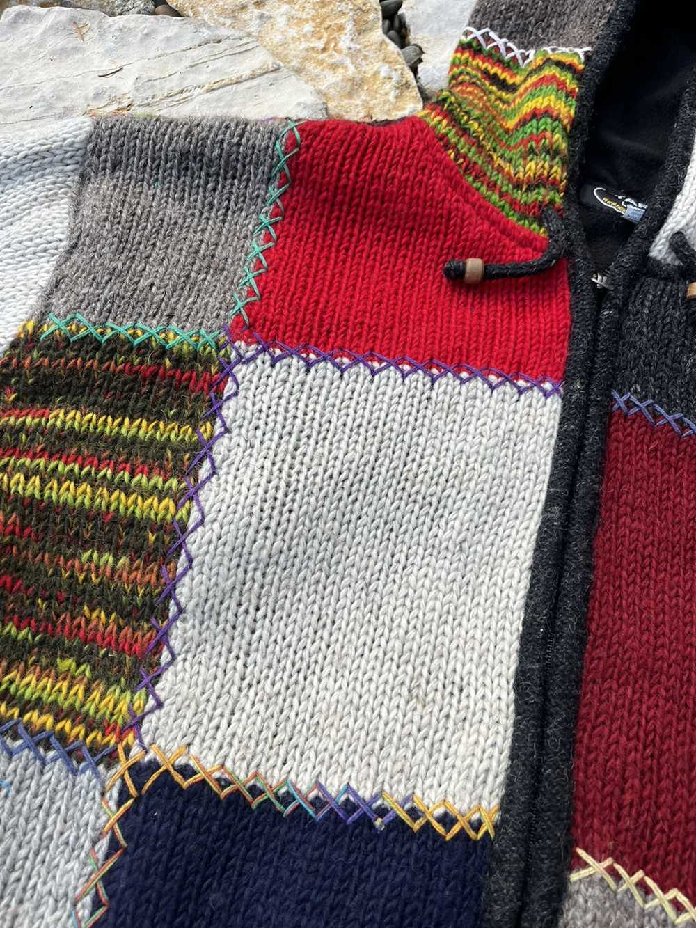 Coloured Cable Knit Sweater × Navajo × Vintage Vi… - image 9