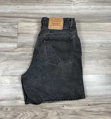 Levi's Levis 551 relaxed fit black shorts
