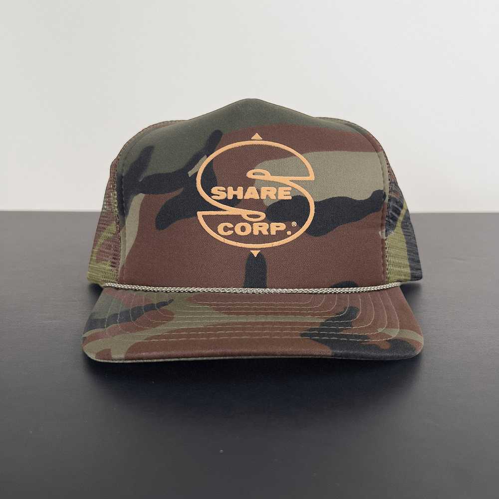 Other Share Corporation Camouflage Trucker Hat Me… - image 1