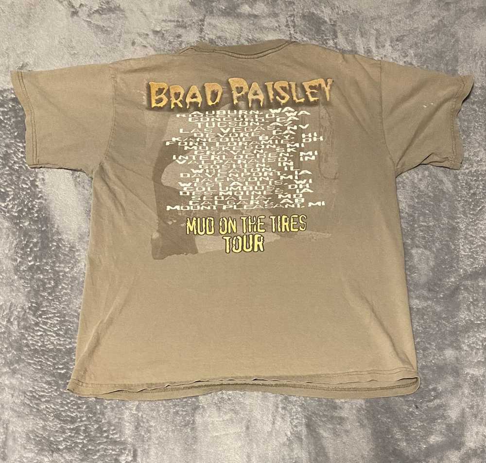 Vintage 2000s Brad Paisley Mud on the Tires Tour … - image 2