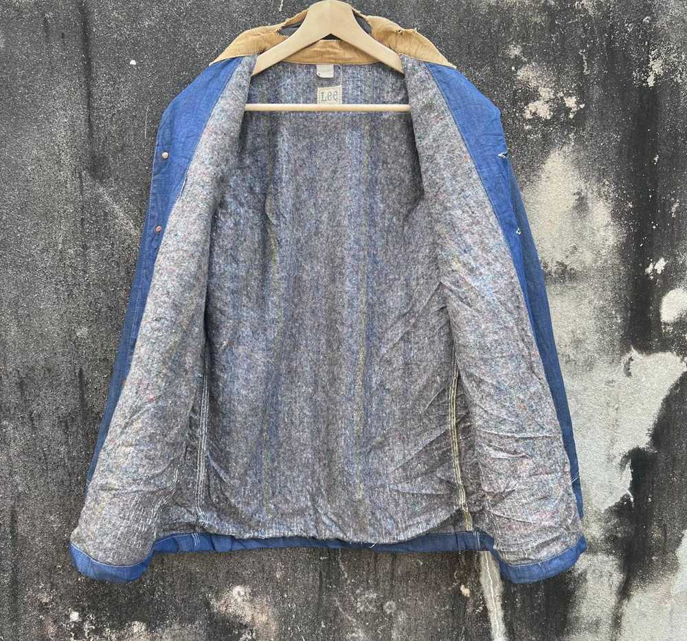 Denim Jacket × Lee 1950s Lee Union Made Blanket D… - image 4